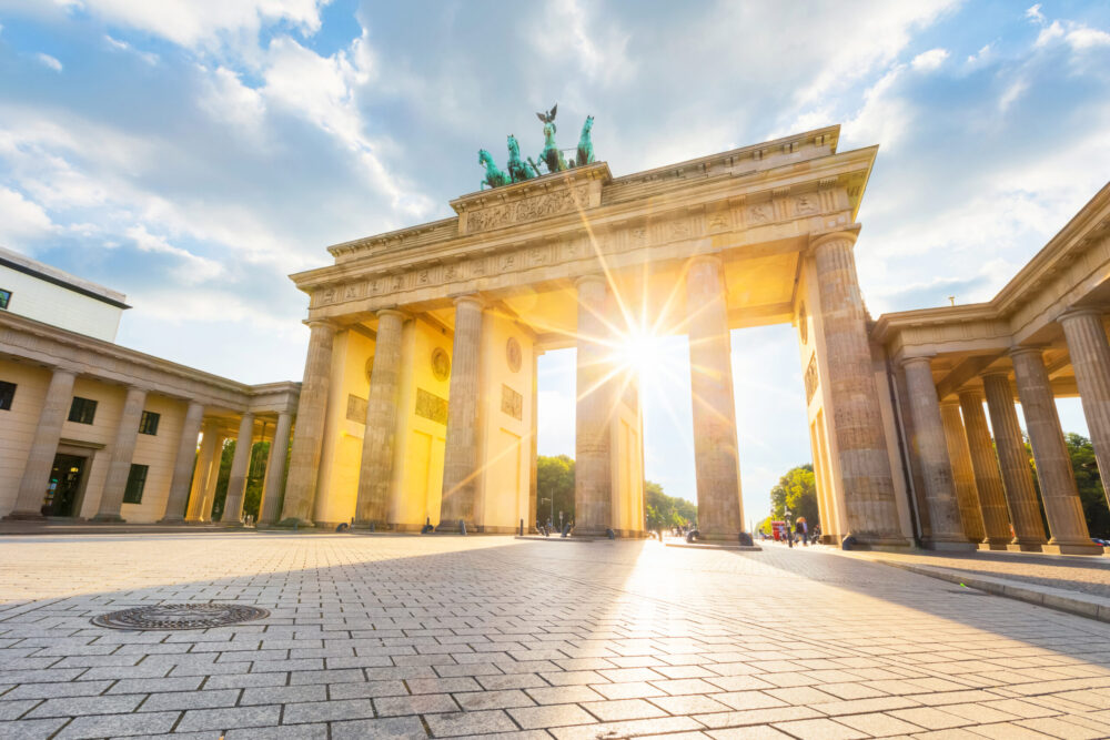 Brandenburg gate in Berling, Germany