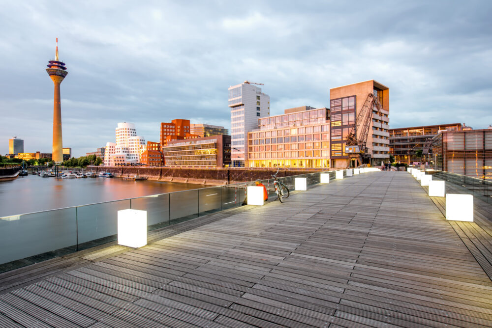 Dusseldorf city in Germany