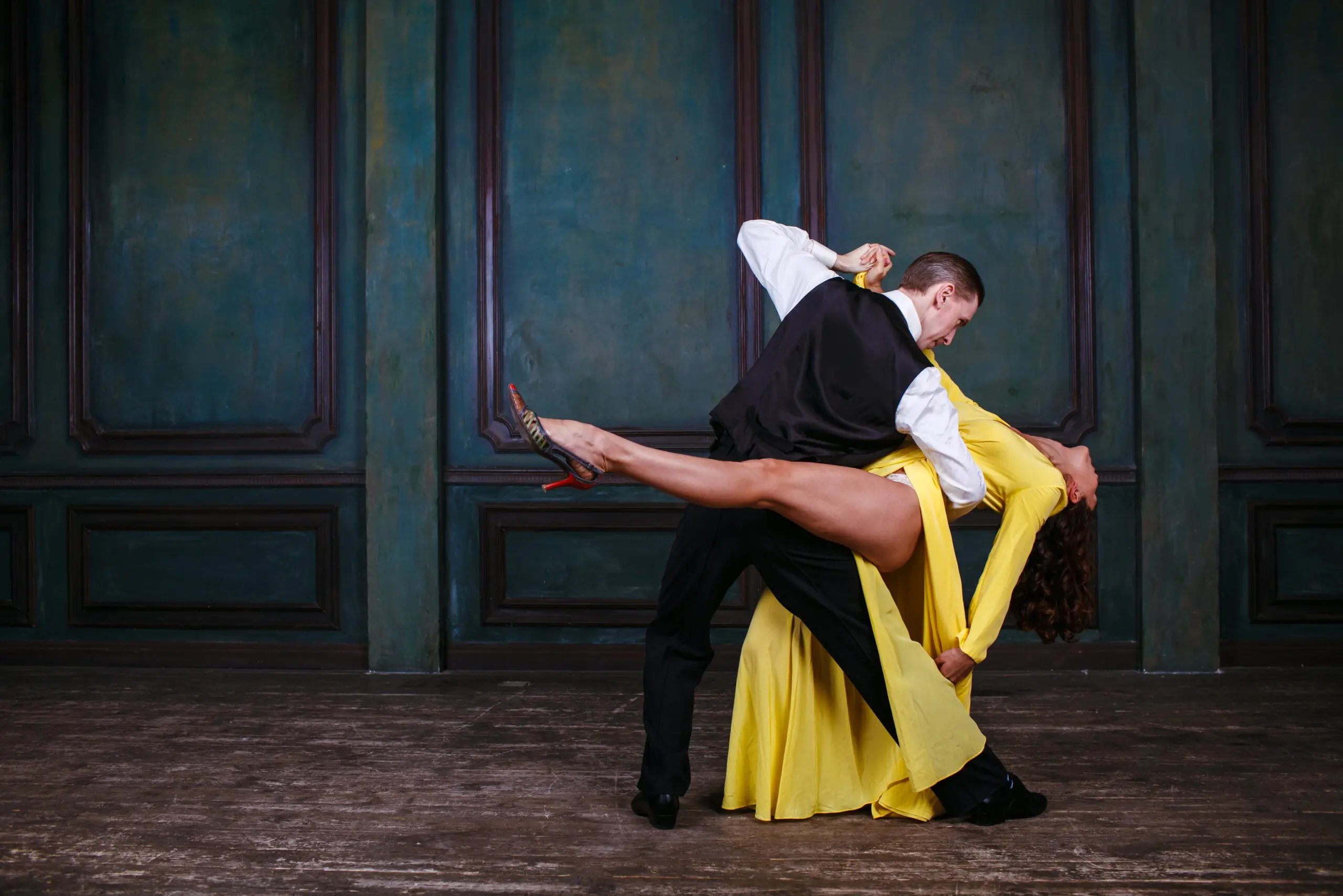 Silhouettes Pairs Dancing Ballroom Dances Waltz Stock Vector (Royalty Free)  15600739 | Shutterstock