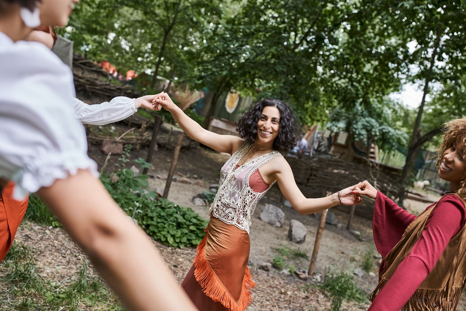 Tarantella tänzer tanzen draußen